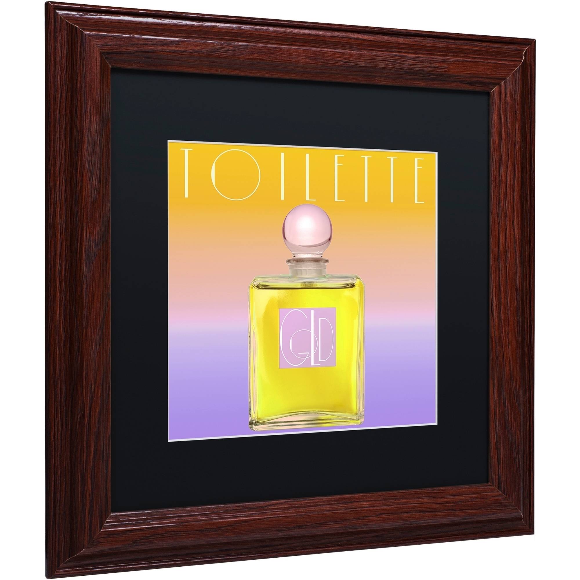 Trademark Fine Art "Colored Scents II" Canvas Art by Color Bakery Black Matte, Wood Frame