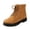 Brown, variant on Women's Winter Outdoor Lace Up Snow Boots Fleece Lined Thick Sole Waterproof Snow Boots For Outdoor Adventure