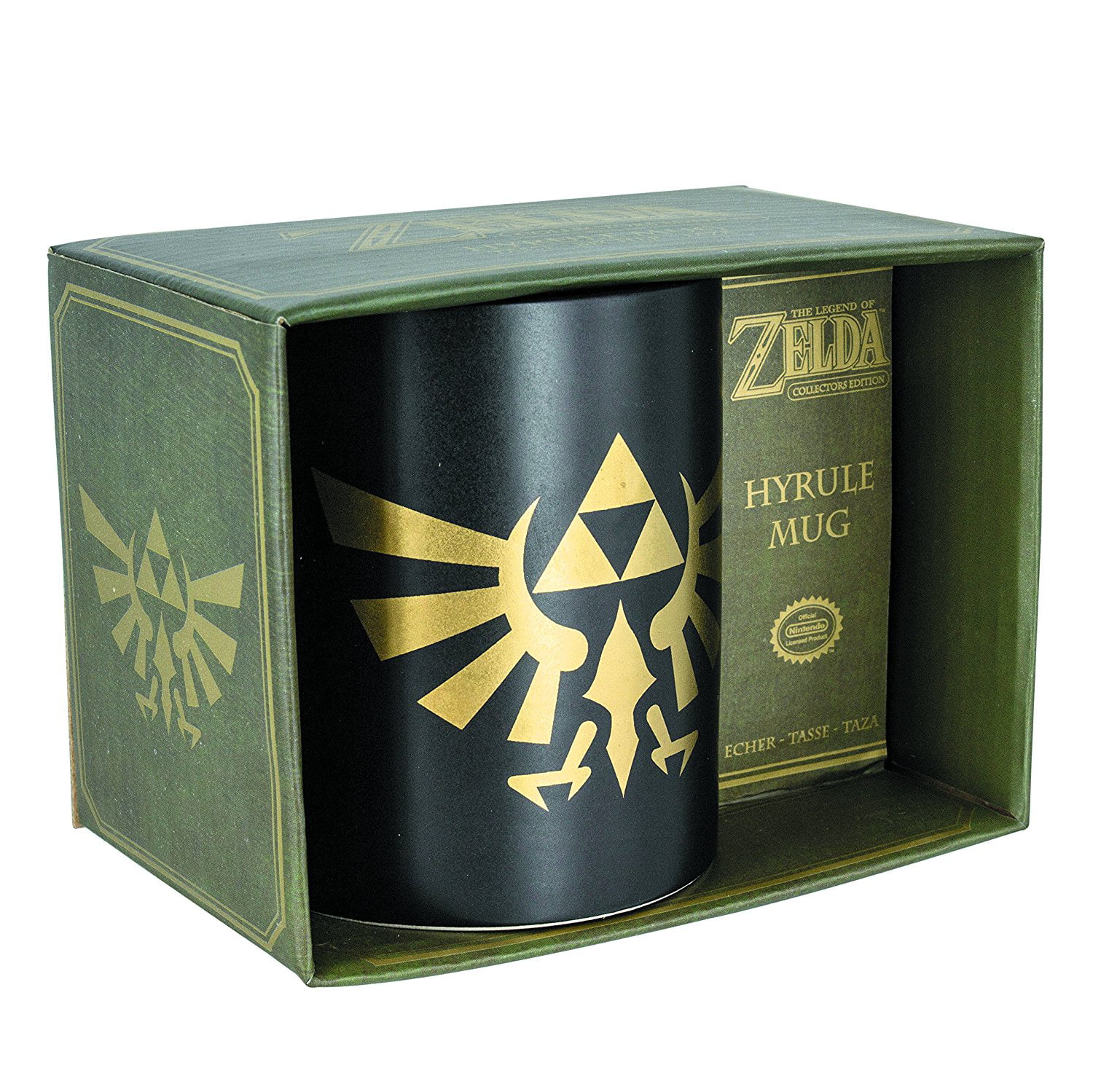 The Legend of Zelda Tasse Glossary Mug Gold 