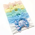 thumbnail image 5 of LNMQLPDBS Baby Girl Bows 5 Pack Soft Stretchy Hair Bands with Bows Cute Handmade Hairbands for Girls Newborn Infant Toddlers Hair Accessories, 5 of 6