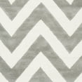 thumbnail image 6 of SAFAVIEH Kids Basic Chevron Wool Area Rug, Grey/Ivory, 4' x 6', 6 of 6