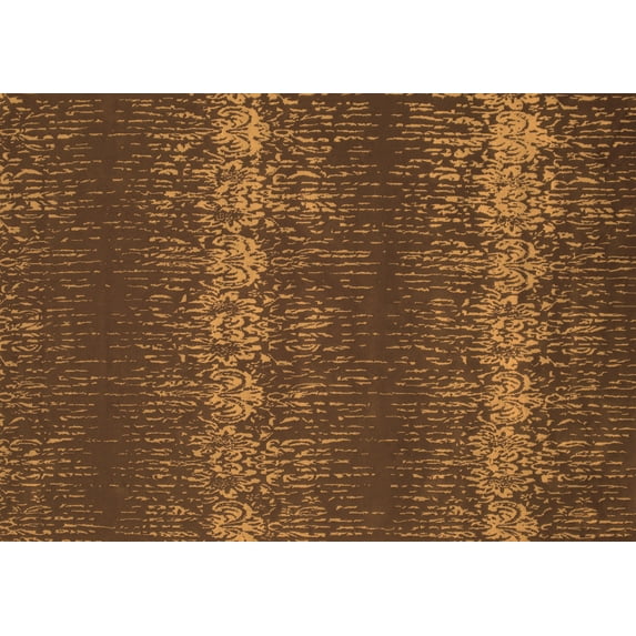 Ahgly Company Indoor Rectangle Persian Orange Bohemian Area Rugs, 6' x 9'