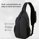 thumbnail image 5 of Sonducket deportiva impermeable y resistente a los arañazos para actividades al aire libre Unisex, riñonera impermeable, bandolera Bolsas de mensajero y de hombro caqui, 5 of 6