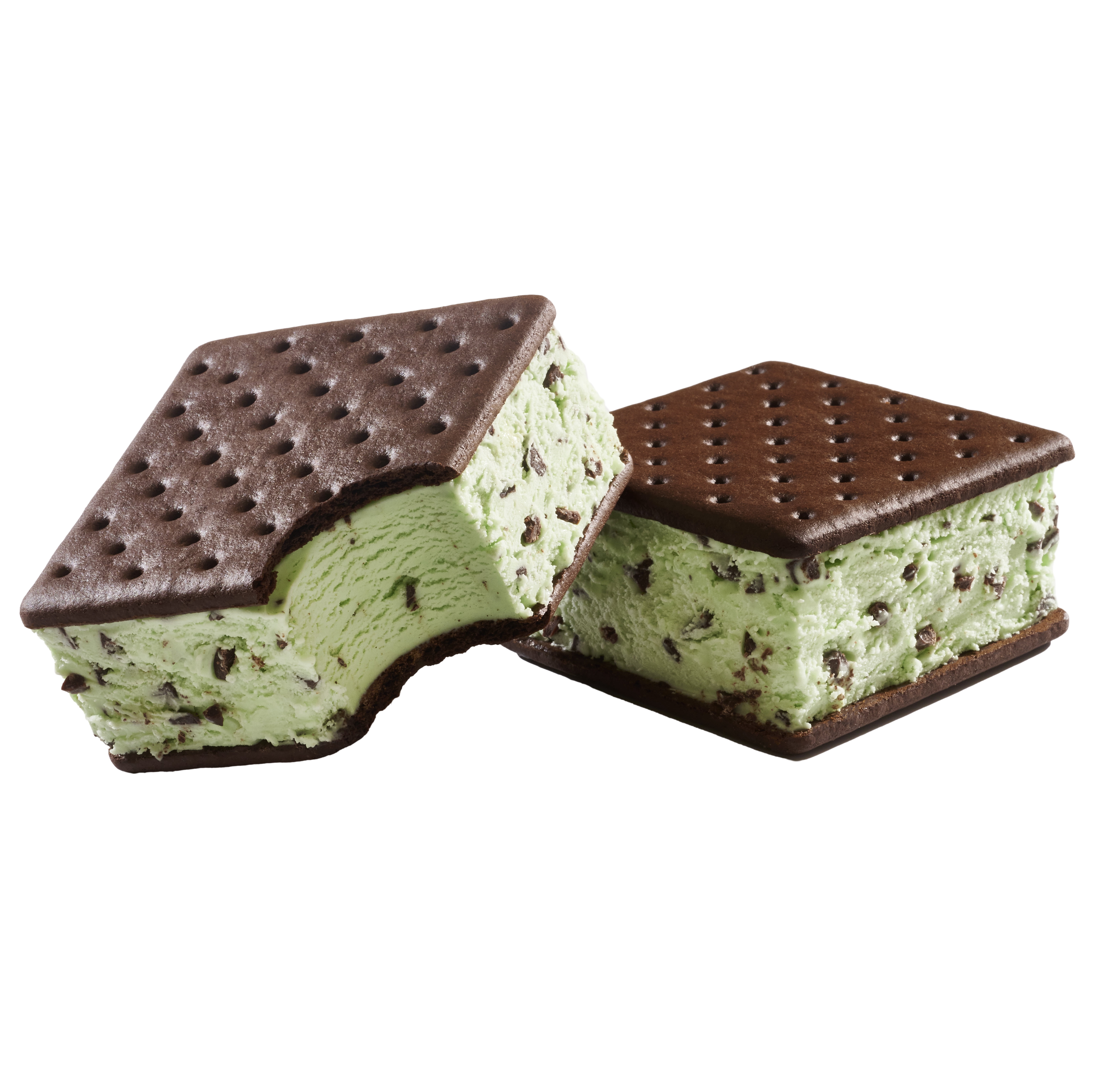 Fatboy Ice Cream Sandwiches, Mint Chocolate Chip, Kosher, 5 fl oz, 6 Count
