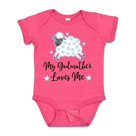 

Inktastic Godmother Godson Lamb Gift Baby Boy Bodysuit