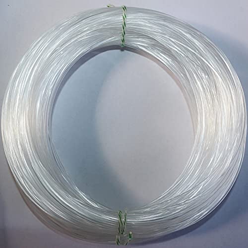 FFIY Clear Fishing Wire, Fishing Line Clear Invisible Hanging Wire Strong  Nylon String Supports 40 Pounds,Size 120Yds/110M 