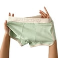 thumbnail image 1 of Visland Men Boxer Underwear Mid-rise High Elasticity Shorts Panties Patchwork Color U-Convex Ribbed Underwear, 1 of 8