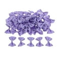 thumbnail image 1 of pitrice 50 Pieces Cute Satin BOW Ribbon Applique Embellishments Light Purple, 1 of 8