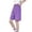 Purple, variant on Workwear Shorts for Girls Summer Lightweight High Waisted Casual Wide Leg Pants for Medium Sized Children Sportive Silk Five Inch Mid Length Pants for Dance Audition Outfit 7-8 Years