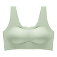 thumbnail image 2 of REORIAFEE Full Coverage Bras for Women Wireless Wide Strap No Underwire Push up Bralette Comfortable Padded Bras with Full Back M-2XL, 2 of 6
