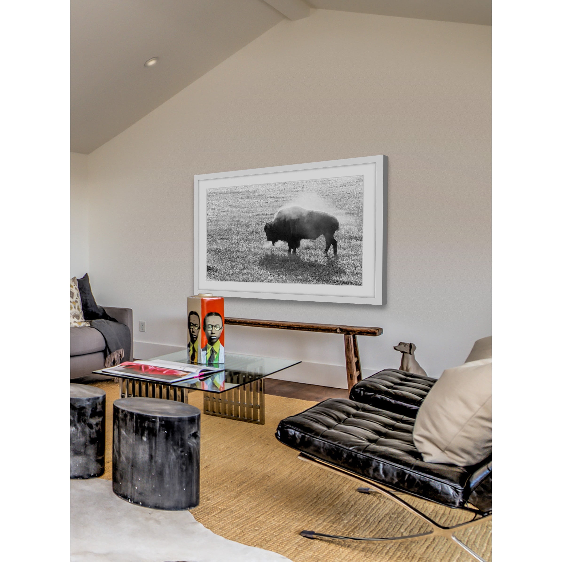 Marmont Hill "Buffalo Pair" Framed Painting Print