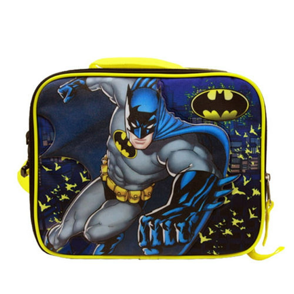 DC Batman 10" Insulated Lunch Box Bag New Authentic…