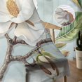 thumbnail image 5 of Botanical Flowers Sheer Curtains 63 Inches Length 2 Panels Set, Window Sheer Curtains for Living Room/Bedroom, Country Magnolia Leaves Branches Light Filtering Rod Pocket Curtain 52'' x 63'' x 2, 5 of 7