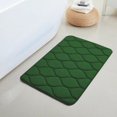 thumbnail image 6 of Yafa Home Fashion 1pc:17" X 24" Bath Rug, Memory Foam; Water Absorbent & Non-Slip Bathmats(Hunter Green), 6 of 10