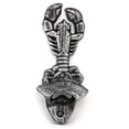 thumbnail image 7 of Red Whitewashed Cast Iron Wall Mounted Lobster Bottle Opener 6 in, 7 of 7