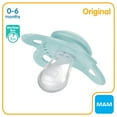 thumbnail image 2 of MAM Original Matte Pacifier, 0-6 Months, Boy, 2 Pack, 2 of 5