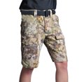 thumbnail image 2 of Abcnature Men's Athletic Shorts, Sports Gym Running Short Pants, Men Casual Button Zipper Summer Outdoor Breathable Multi-pocket Tooling Camouflage Shorts, Cargo Casual Hiking Shorts Khaki XXL, 2 of 6