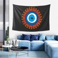 thumbnail image 5 of DouZhe Nazar Amulet Blue Eye Tapestry Wall Hanging Tapestries Dorm Room Home Decor, 60" x 40", 5 of 7