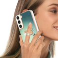 thumbnail image 5 of Funda para Samsung Galaxy S23+ 5g con galvanoplastia de doble cara IMD y soporte para anillo (sonrisa), 5 of 5
