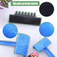 thumbnail image 3 of Wood Grain Tool, Reusable Excellent Elasticity Durable Rubber Wood Graining Painting Tool Set  For Wall Paint, 3 of 8