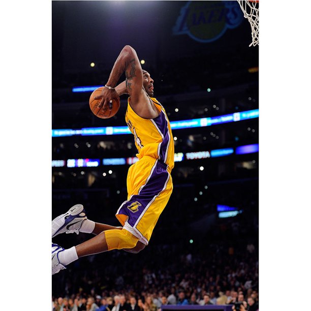 Póster mural de Kobe Bryant Black Mamba Anime, 40 x 60 cm