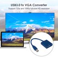 thumbnail image 3 of WDOplteas Adaptador Pantalla Video USB 3.0 A VGA Convertidor Pantalla Múltiple 1080P (Azul), 3 of 9