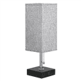 thumbnail image 2 of 2 lámparas de mesita de noche, lámpara de mesa con cadena y 2 puertos de carga USB, lámpara de mesita de noche, enchufe europeo (sin bombilla), 2 of 8
