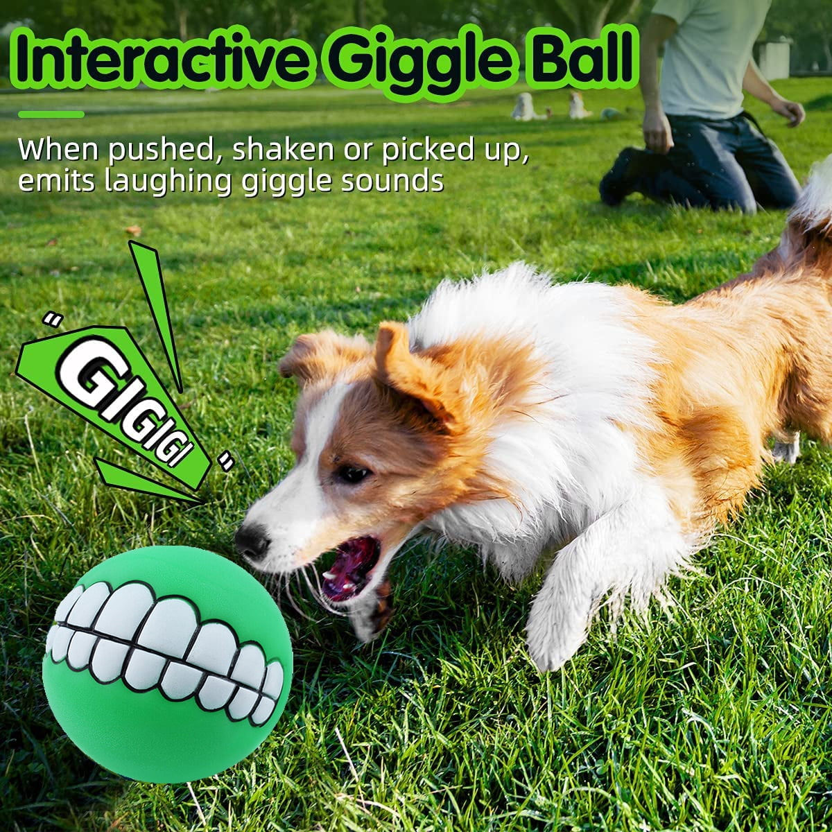 Petbobi Upgrade Dog Toys Interactive Monster Plush Giggle Ball Shake S –  KOL PET