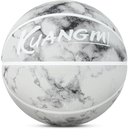 Kuangmi Fancy Rubber Basketball, Office Regulation Size 7(29.5") Streetball, Made for Indoor Outdoor Basketball Games