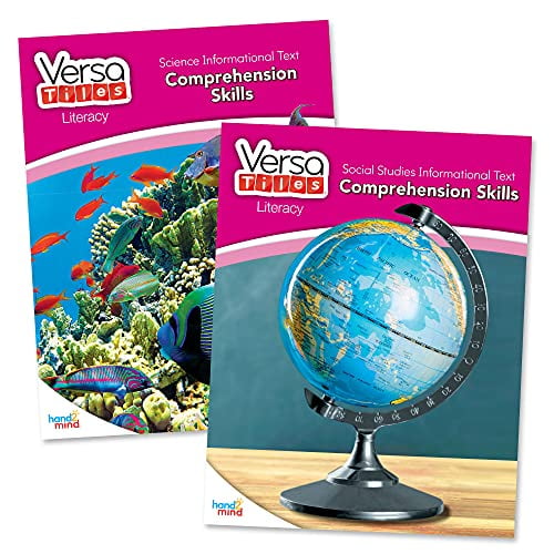 hand2mind VersaTiles Literacy Kindergarten Workbook Bundle, Kids