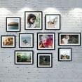 thumbnail image 4 of Sindcom 12 Pack 4x4 Picture Frames,Display Pictures 4x4 Without Mat,Gallery Wall Photo Frames, Black, 4 of 9