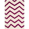 thumbnail image 1 of Safavieh Cambridge 6' X 9' Hand Tufted Wool Rug in Ivory and Fuchsia, 1 of 10