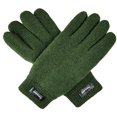 thumbnail image 1 of Bruceriver Men Pure Wool Knit Gloves with Lining and Elastic Rib Cuff, 1 of 1