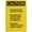 Warning Sign 1, variant on Caution Children At Play Sign, 8"x12" Aluminum Sign, UV Protected Waterproof Weatherproof Fade-Resistant Sign with 4 Pre-Drilled Holes