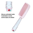 thumbnail image 3 of Peine de dientes, cepillo de pelo rizado para desenredar, pequeño peine portátil para el cuidado del cabello, peine con empuñadura para todos los peinados, 3 of 6