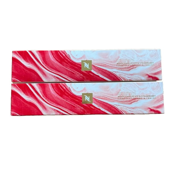 Nespresso Vertuo - White Chocolate Strawberry 2x10 = 20 PODS