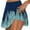 02Dark Blue, variant on Skorts Skirts for Women High Waist Stretch Ombre Tie Dye Floral with Pockets Biker Shorts