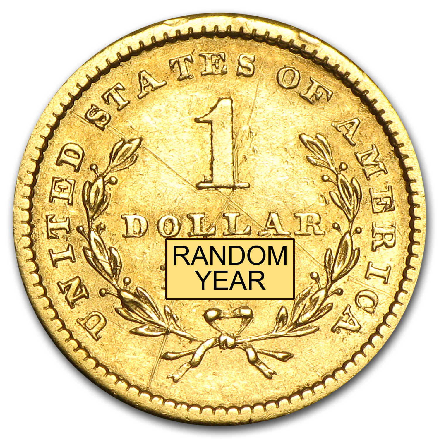 $1 Liberty Head Gold Dollar Type 1 (Cleaned)