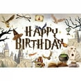 thumbnail image 7 of Magic Castle School Birthday Party Decor Background Magician Halloween Kids Baby Shower Party Supplies Banner Photo Props, 7 of 7