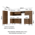 thumbnail image 3 of Cocina Integral Completa Esquinera Madesa 01 GCEM513001 Marrón, 3 of 10