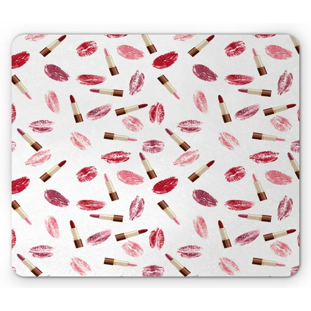Cosmetics Mouse Pad Beauty Theme Pink - K Mice Makeup Cosmetics Mouse Pad Beauty Theme Pink - K Mice Makeup