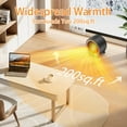 thumbnail image 3 of Space Heater, Portable Electric Space Heater for Indoor, with Thermal Sensor for Home, Bedroom, 3 of 8