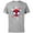 Athletic Heather, variant on Marvel Spidey and His Amazing Friends Christmas Wreath - Short Sleeve Cotton T-Shirt for Adults - Customized-Red