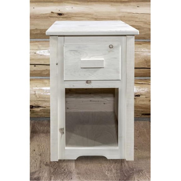 Homestead End Table with Drawer, Ready Finish