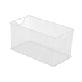 thumbnail image 2 of Siruishop CD Storage Box Multifunction Mesh Open Storage Bin for Laundry White, 2 of 8