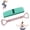 Pink 2pcs, variant on Full Resistance Bands Set for Women & Men, Professional Upper & Lower Workout Bands for Arms, , Glutes, Yoga, Strength , Gym Fitness Equipment