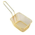 thumbnail image 2 of LShunze Mini Square Fry Baskets,Stainless Steel Fry Basket with Handle Steel French Fry Chip Basket French Fries Desk Food Presentation Mesh Basket Kitchen Cooking Tool, 2 of 8