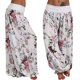 thumbnail image 5 of Pantalones anchos estampados, pantalones casuales, pantalones harén, modernos y duraderos, adecuados para el público., 5 of 6