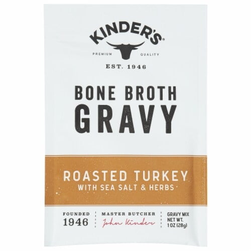 Kinder's Roasted Turkey Bone Broth Gravy Mix 1 oz - Pack of 2
