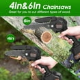 2in1 Cordless Pole Saw, Cordless Chain Saw, 33Ft/s Battery Pole Saw